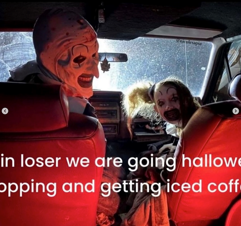 nicolesapia in loser we are going hallowe opping and getting iced coff