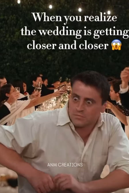 When you realize the wedding is getting closer and closer ANM CREATIONS