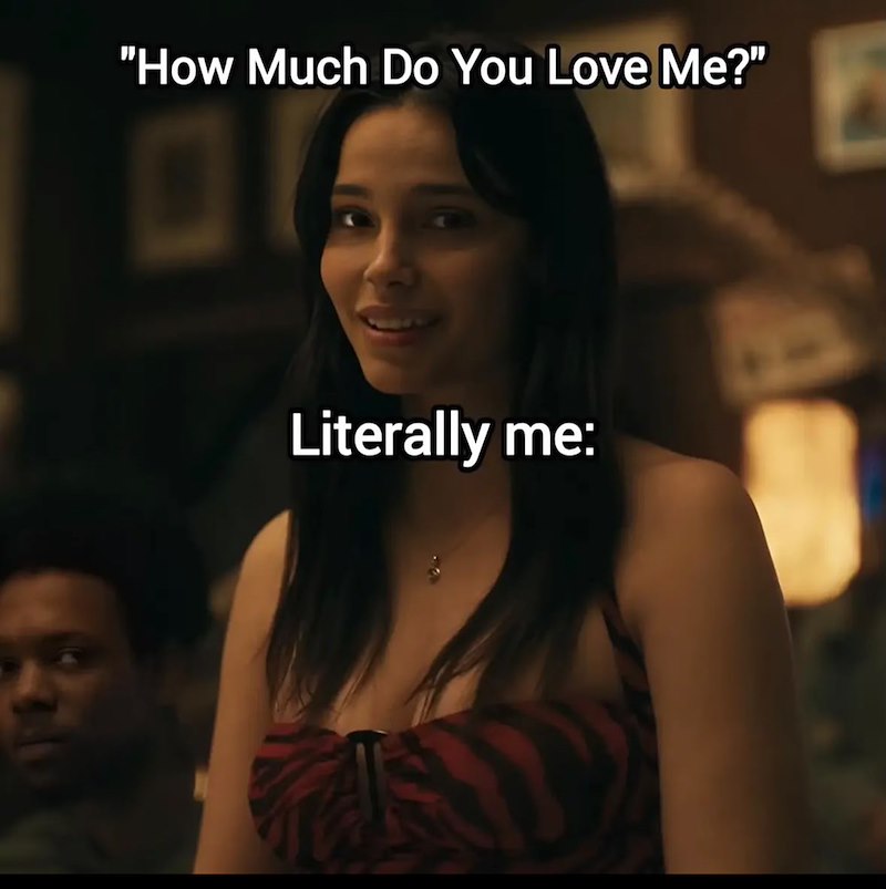 "How Much Do You Love Me?" Literally me: