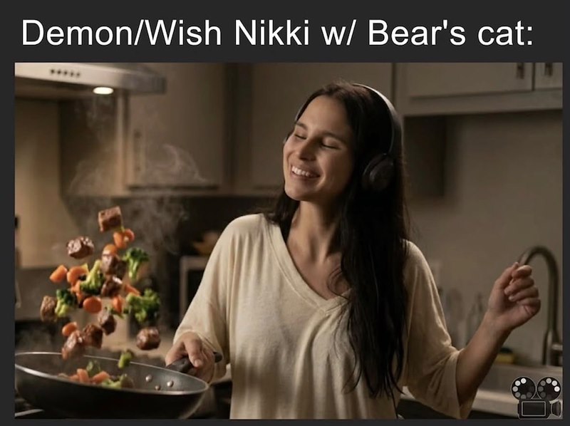 Demon/Wish Nikki w/ Bear's cat: ***** A