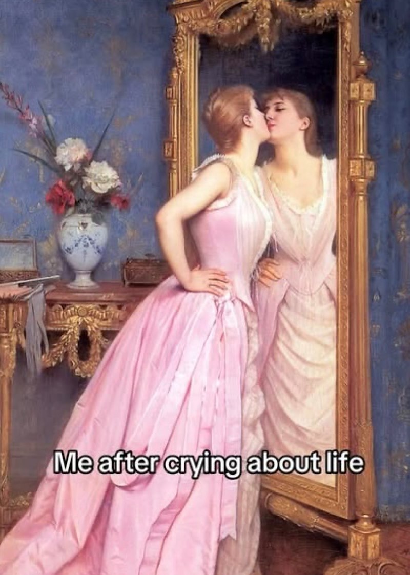Me after crying about life