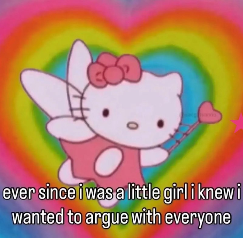adgsanno ever since i was a little girl i knew i wanted to argue with everyone