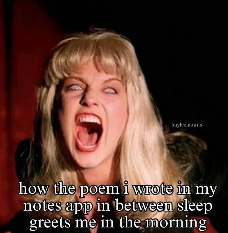 hayleehaunts how the poem i wrote in my notes app in between sleep greets me in the morning