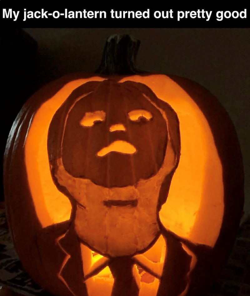 My jack-o-lantern turned out pretty good