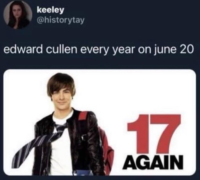 keeley @historytay edward cullen every year on june 20 17 AGAIN