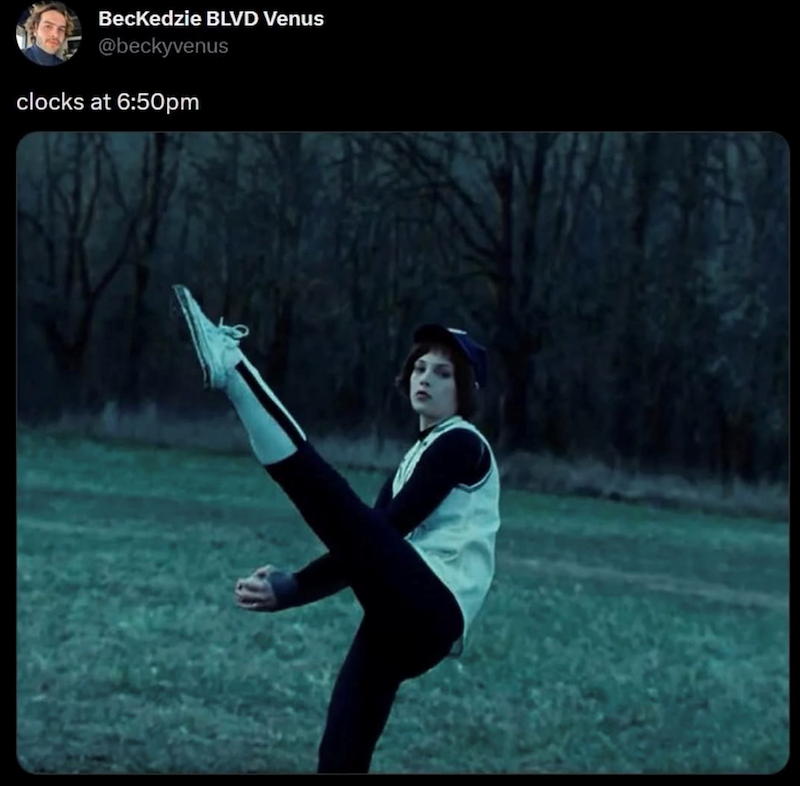 BecKedzie BLVD Venus @beckyvenus clocks at 6:50pm