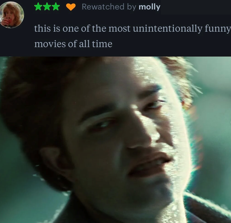 Rewatched by molly this is one of the most unintentionally funny movies of all time