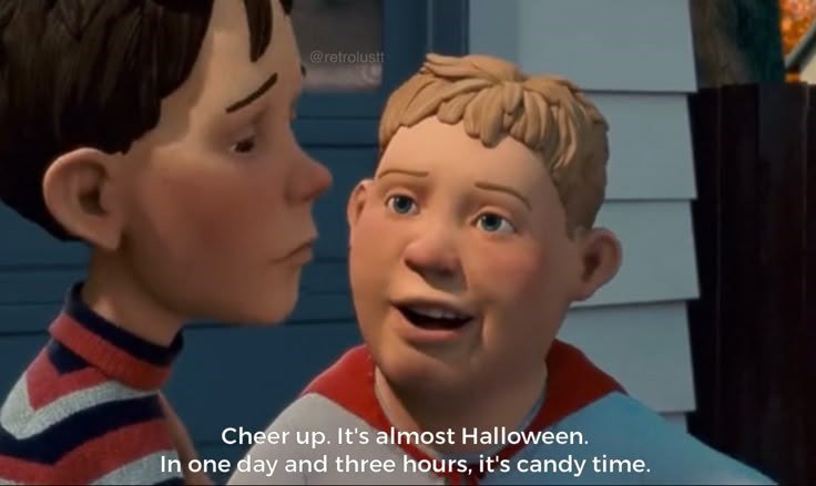 @retrolustt Cheer up. It's almost Halloween. In one day and three hours, it's candy time.
