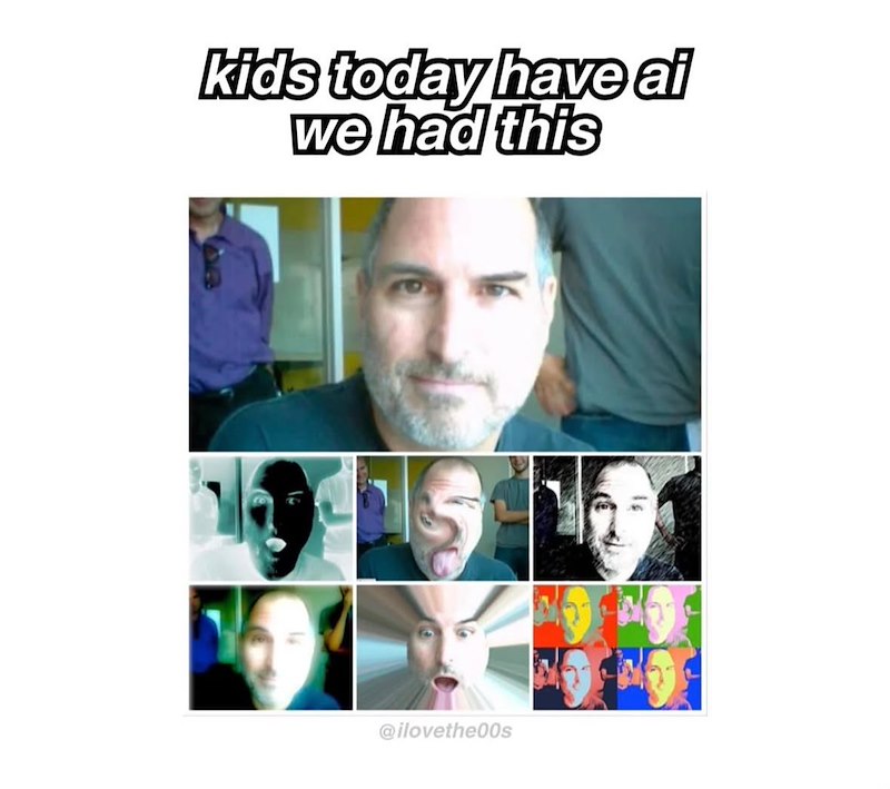 kids today have ai we had this @ilovethe00s