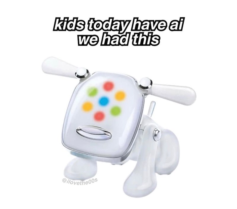 kids today have ai we had this @ilovethe00s
