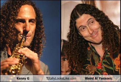comedian hair Kenny G musician Weird Al Yankovic