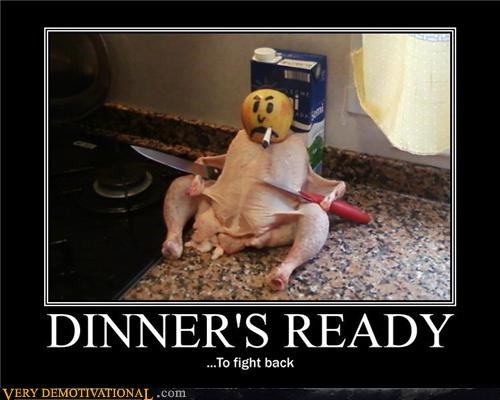 knives,chicken,dinner,funny