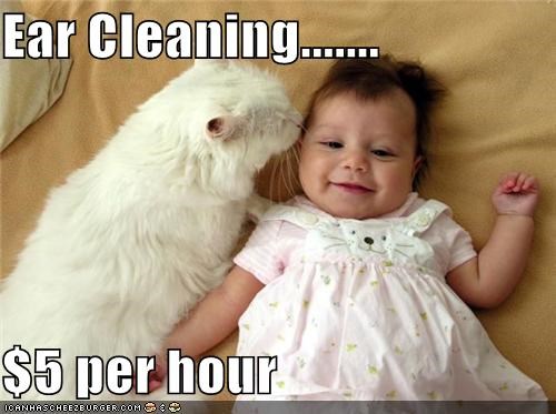 Image result for cleaning ears meme