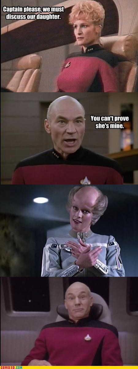 how is babby formed,jean-luc picard,maury,sci fi,Star Trek,the last star fighter