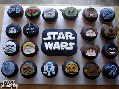 cupcakes dessert food nerdgasm star wars tasty - 5157139200