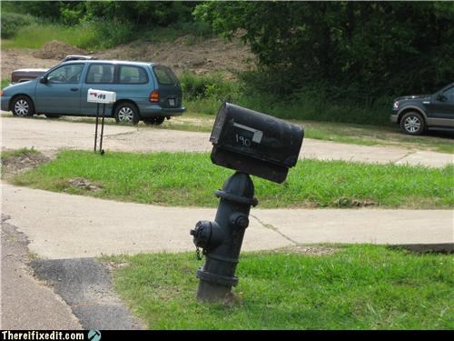 holding it up mailbox package Shaky Support Systems - 5410487040