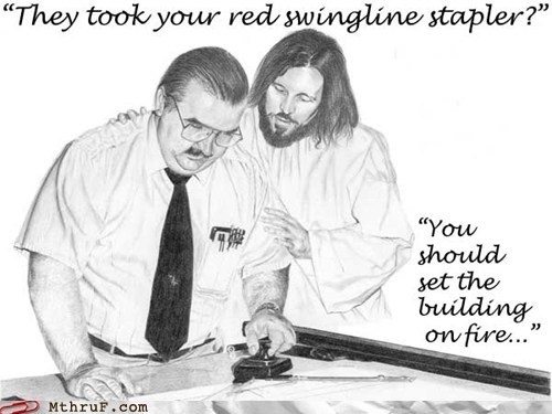 Hall of Fame jesus red stapler swingline - 5907438080