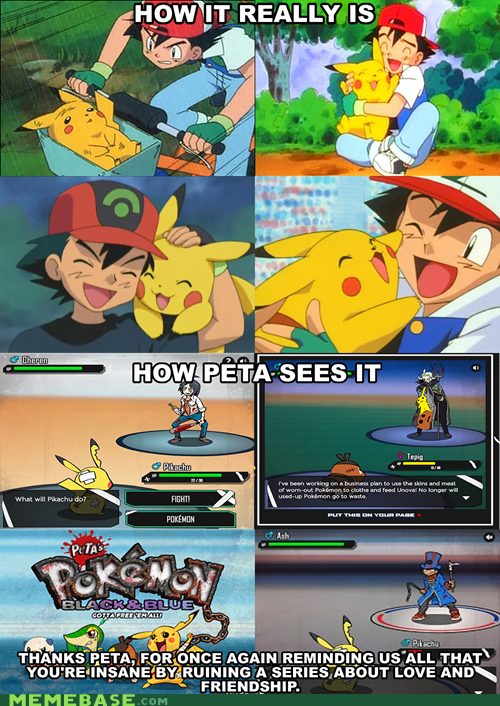 peta Pokémon anime Sad idiots