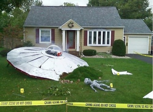 halloween lawn decorations ufo Aliens roswell best of week Hall of Fame - 6696663296
