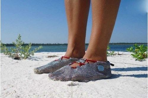 chainmail beach sandals - 6958946560