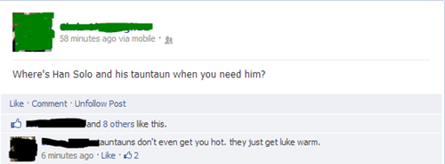 star wars,luke skywalker,tauntauns,Han Solo,The Empire Strikes Back,failbook,g rated