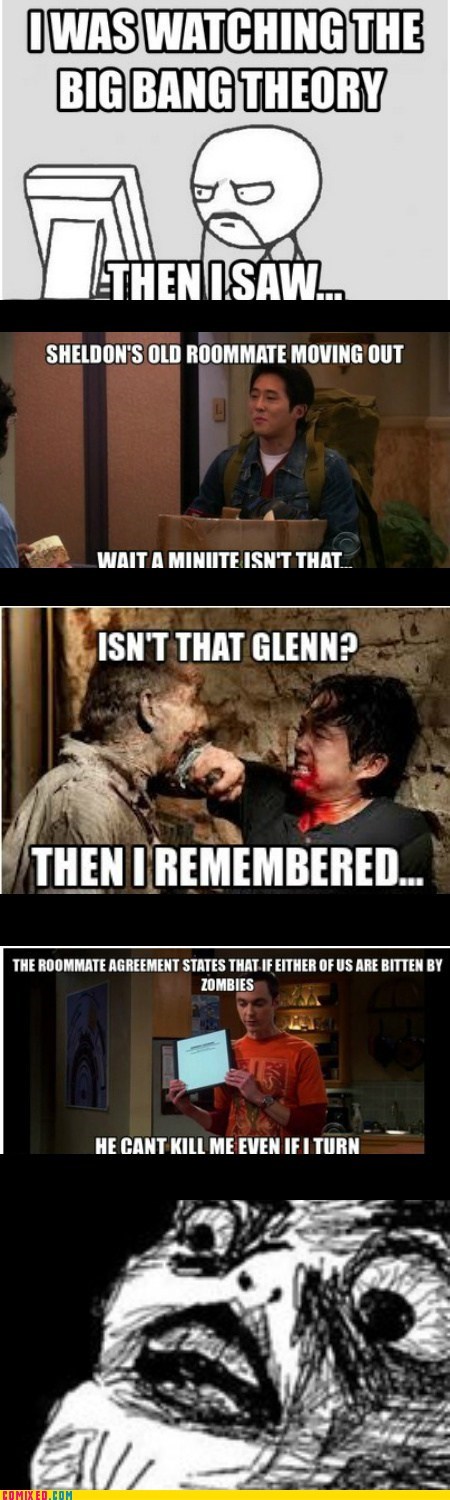 The Walking Dead,big bang theory,TV,mind =blown,mind =blown,mind =blown,mind =blown