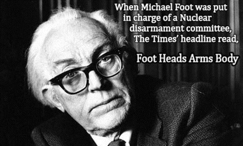 michael foot,news,nuclear disarmament
