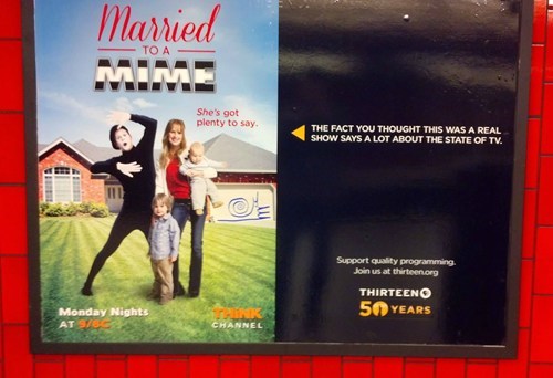 advertisement,clever ads,married to a mime,funny,monday thru friday,g rated