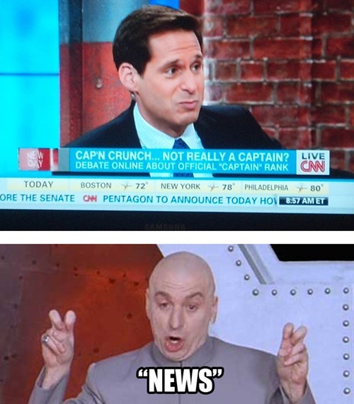 news,captain crunch,cnn,monday thru friday,g rated
