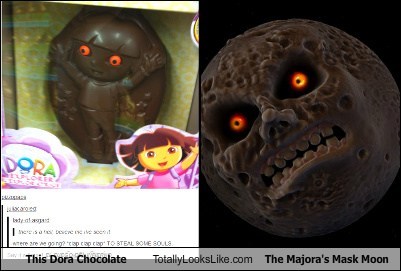 dora moon totally looks like chocolate funny major's mask