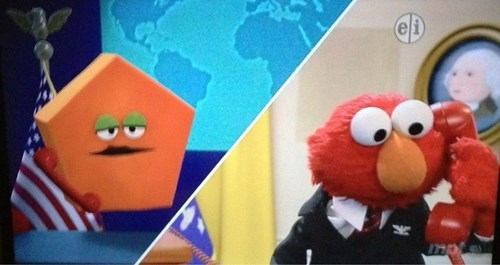 puns,elmo,pentagon,Sesame Street,funny