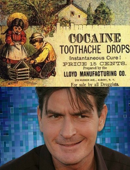 old times sad but true Charlie Sheen funny
