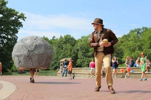 cosplay Indiana Jones funny g rated win