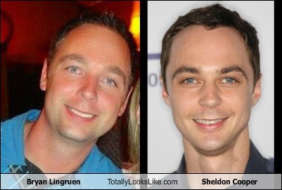 Sheldon Cooper big bang theory bryan lingruen totally looks like white people funny