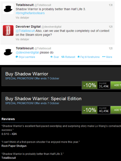 reviews quotes half life devolver digital Shadow Warrior - 7839535616