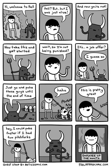 devil funny hell web comics
