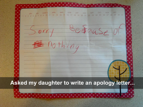 apology,daughters,kids,parenting