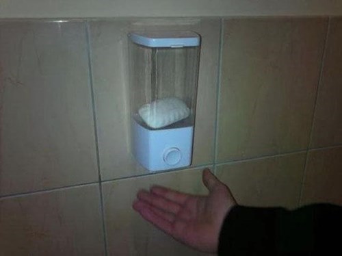 soap dispenser,there I fixed it