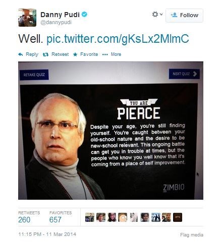 twitter,community,Danny Pudi,celeb
