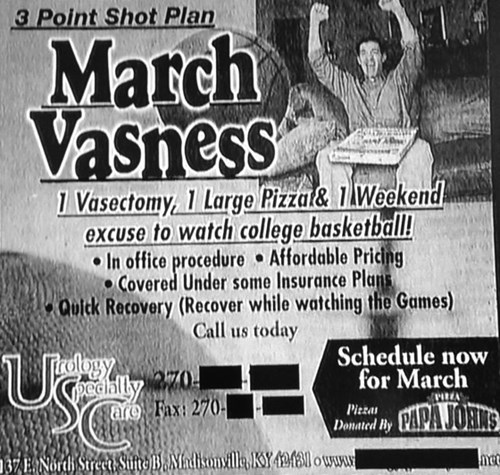 advertisement,vasectomy