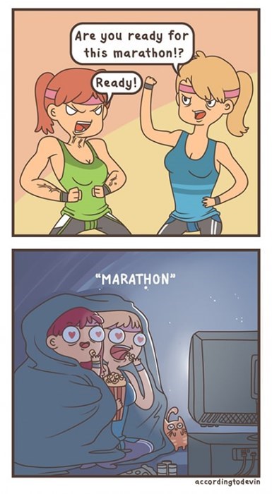 friends,marathons,marathon,web comics