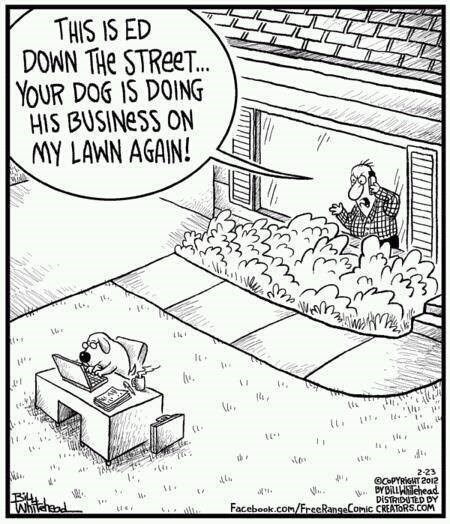 dogs puns business web comics