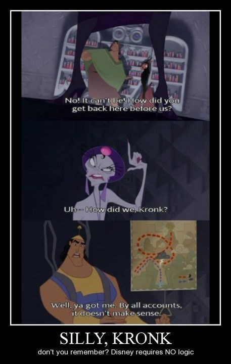 disney logic funny wtf - 8240376832