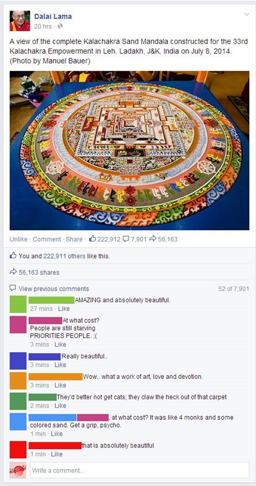 Dalai Lama Protest art - 8250441984
