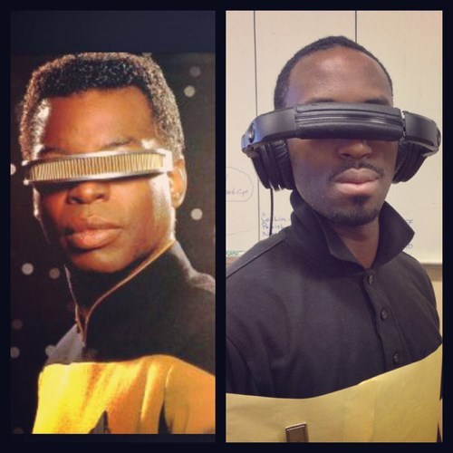 costume,TNG,cosplay,poorly dressed,levar burton,Star Trek,Star trek the next generation,Geordi Laforge,g rated