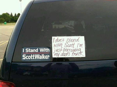 bumper sticker,cars,politics,fail nation