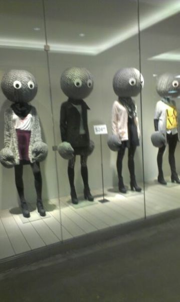 monday thru friday,mannequin,retail,poorly dressed