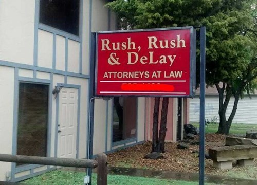 business name,lawyer,monday thru friday,sign,g rated