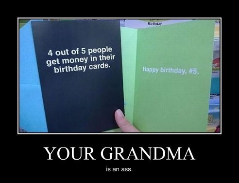 birthday card,grandma,cheap,funny