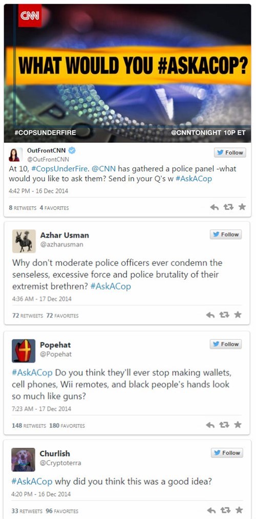 cops,twitter,bad idea,hashtags,failbook